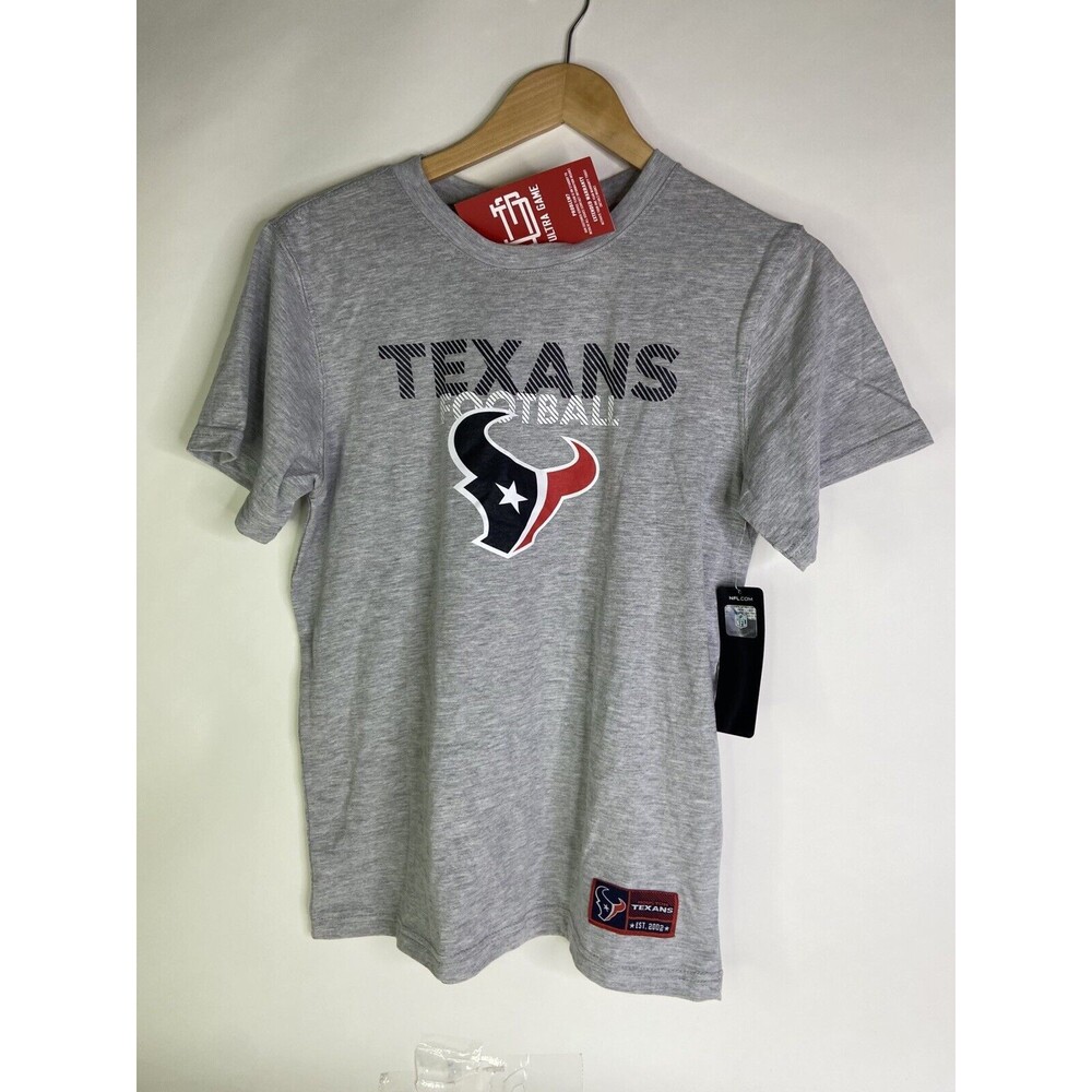 Houston Texans Ultra Game NFL Short Sleeve T-Shirt Top Kids Boys Girls 18-20